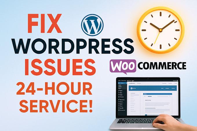 I Will Urgently Troubleshoot, Fix, and Repair WordPress Website Errors in 24h