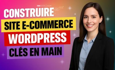 I will créer une boutique WooCommerce WordPress moderne et professionnelle