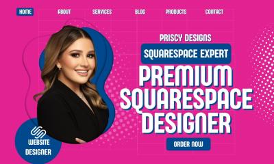 I will Squarespace Website Design, Squarespace Website Redesign, Squarespace Website