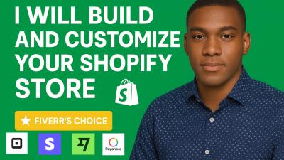I Will Build Your Shopify Store and Set Up Stripe or PayPal as a Non-US Resident