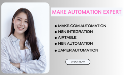 I will make COM Automation, VAPI AI, Airtable, n8n Automation, Zapier Automation