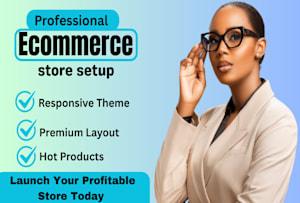 I will build ecommerce website, Shopify store, and dropshipping store