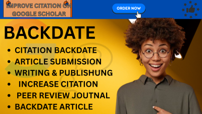 Backdate Write and Publish Article Citation in Google Scholar Peer Reviewed