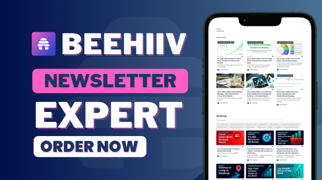 I will design beehiiv editable newsletter template beehiiv landing page setup beehiive F felix__f1 Felix