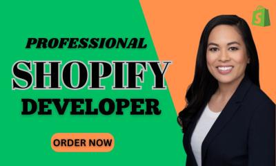 I will develop custom Shopify store | Shopify CRO & eCommerce Store Developer