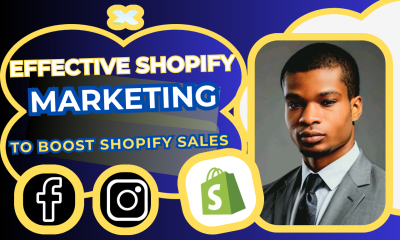 I will boost Shopify store sales, ecommerce website promotion, or dropshipping marketing