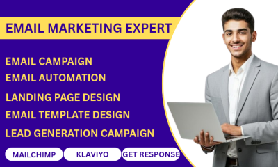 Design a High Converting Email Design with MailChimp, Klaviyo, GetResponse