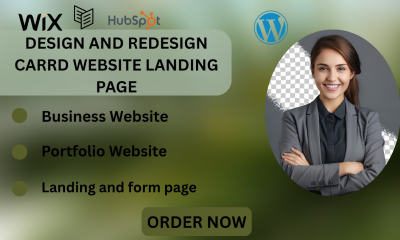 I will redesign Carrd website, HubSpot website, landing page, and more
