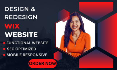 I will Wix website design, Wix website redesign, Wix website, website design