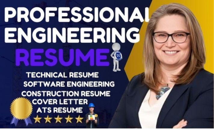 I will write software engineering resume, ATS resume, tech resume
