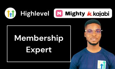 I will create GHL Membership Funnel, GHL Webinar Funnel, Kajabi Online Course, and Mighty Network Setup