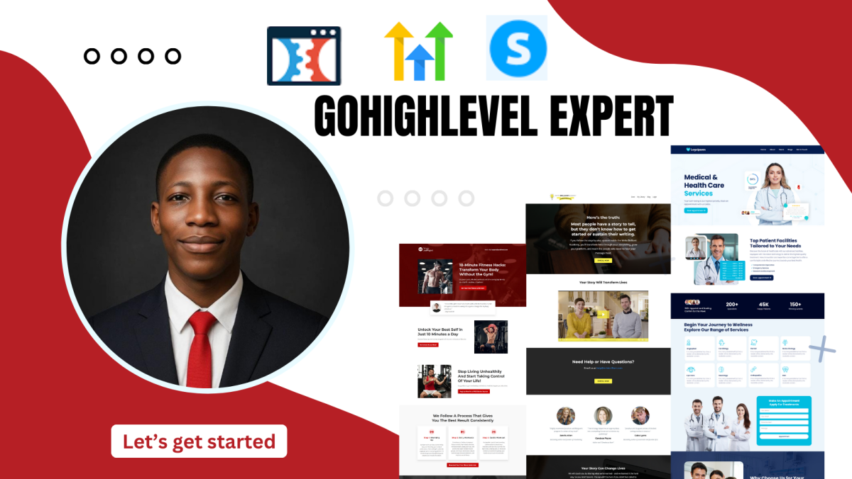 I will be your GoHighLevel Expert for Funnels, Automation, and CRM Setup
