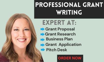 I will write grant proposals research funding apply for grants , nonprofit