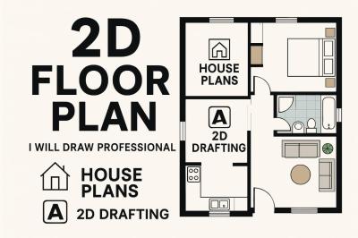 I will redraw floor plan for real estate agent