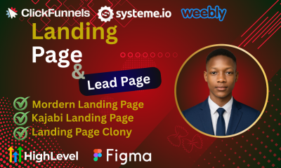 I will set up your GoHighLevel, Kajabi sales funnel, landing page, and course