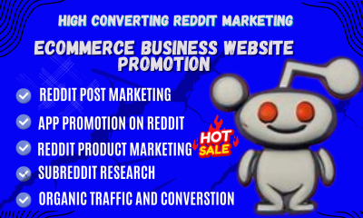 I will boost ecommerce IPTV website IPTV app with Reddit marketing AI app crypto token