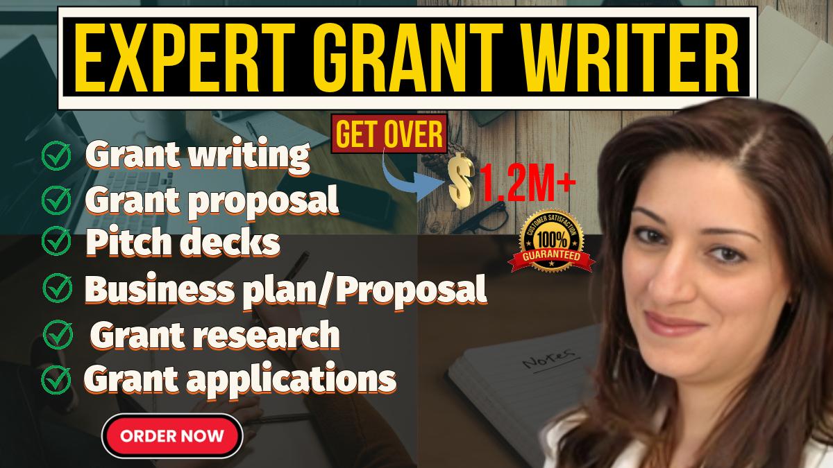 I Will Do Grant Research, Grant Proposal Writing, Grant Application, and Business Plan