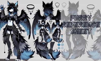 Create High Quality NSFW Furry Reference Sheets & Custom Fursona Ref Art