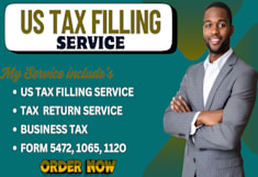 Do US Tax Filing, Tax Return, LLC Tax, Business Tax, Form 5472, 1120, 1040, CPA