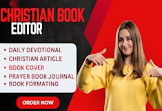 Edit, Format, Design Christian Ebook, Devotional Prayer Book Journal on KDP