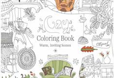 Design Cozy, Bold, and Easy Coloring Book Pages for Children in Coco Wyo Style
