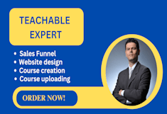Design Teachable Sales Page, Kajabi Multiple Checkout Page & Kajabi Expert