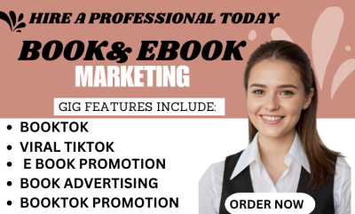 I will viral tiktok video ads promotional booktok video tiktok ads book advertising