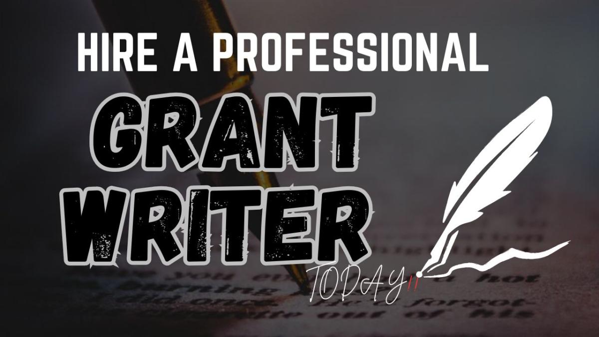 I will do grant proposal writing, grant research, grant application, RFPs and 501(c)(3) consulting