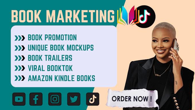I will do viral book ebook promotion TikTok BookTok video Amazon KDP ebook marketing