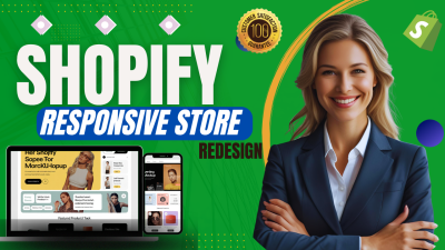 I will redesign Shopify product page design, Shopify mobile view, Shopify responsive
