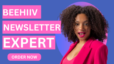 I will setup beehiiv account, design beehiiv AI newsletter template & beehiv landing page
