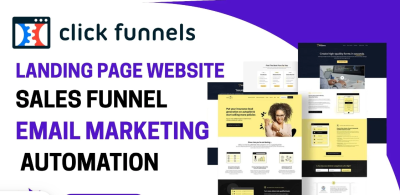 I Will Build ClickFunnels Landing Page and Sales Funnel Website That Converts