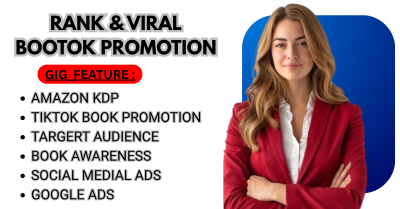 I will create viral TikTok ads to promote your book on BookTok