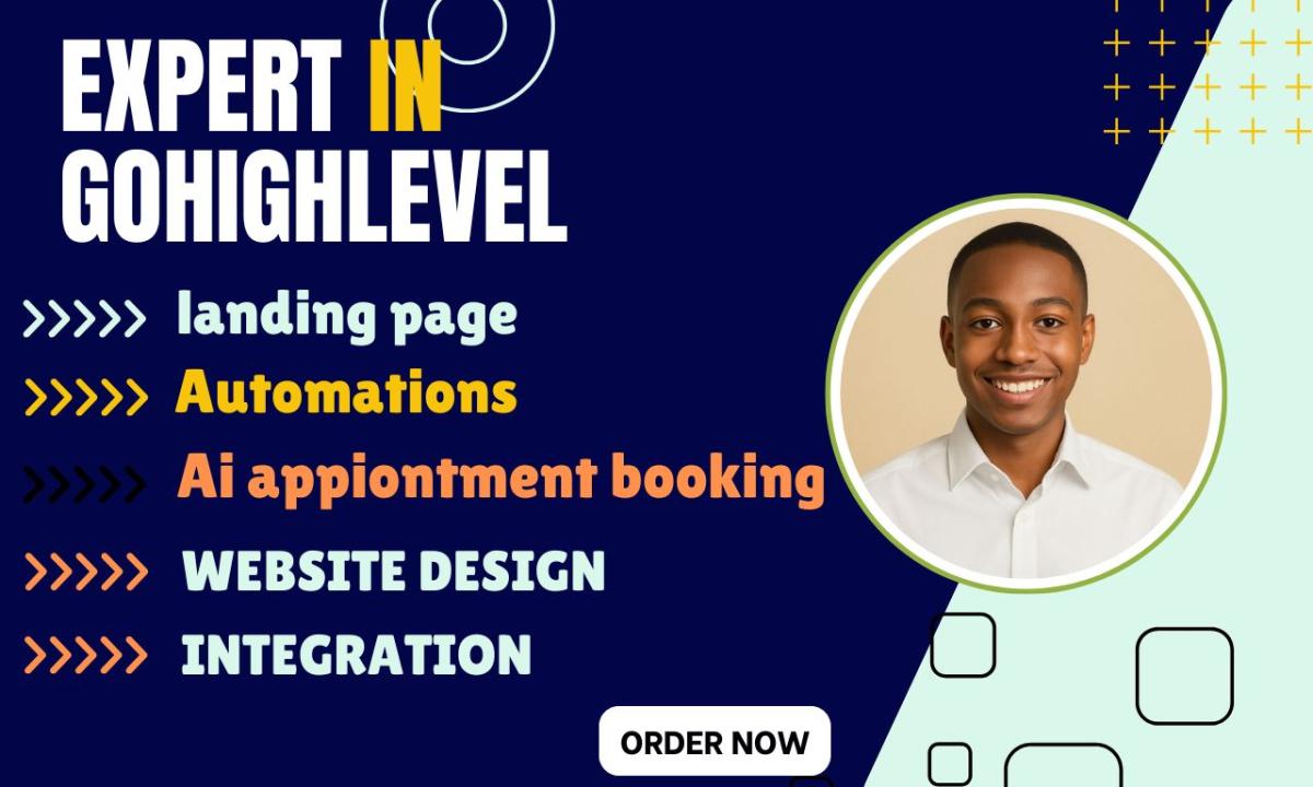 I will do gohighlevel landing page gohighlevel sale funnel clickfunnel systeme io