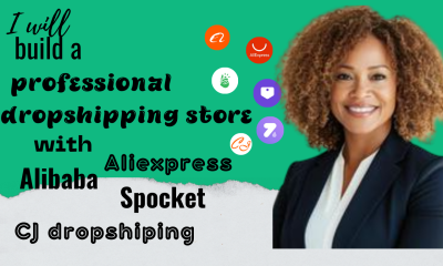 I will build a dropshipping store with AliExpress, Alibaba, AutoDS, Zendrop, CJ, Spocket