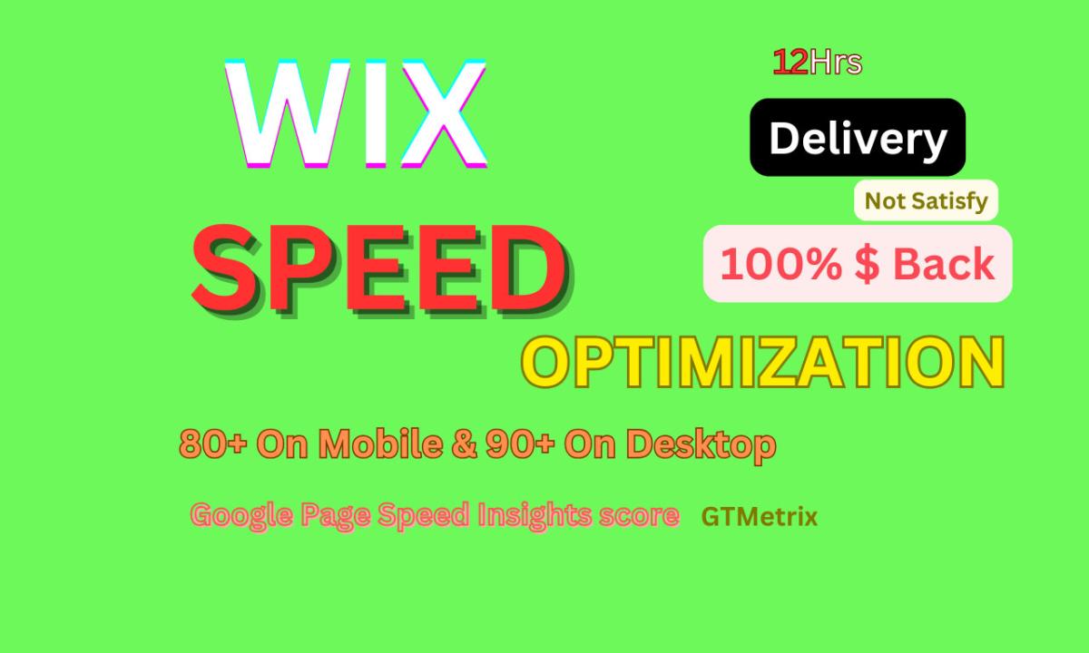 Optimize Your Wix Website Speed Optimization