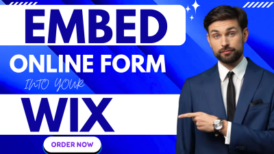 I will embed or integrate online forms into your Wix website