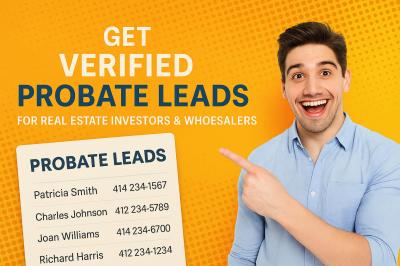 I will generate targeted and verified probate leads