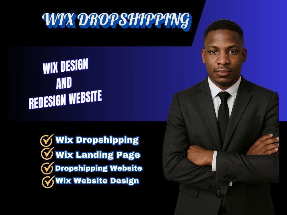 I will professionally design and set up a Wix dropshipping store