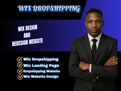 I will professionally design and set up a Wix dropshipping store