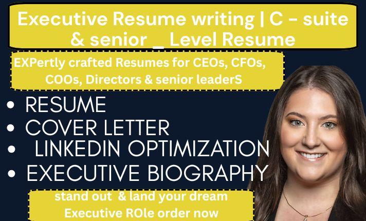 I Will Write Executive Resume, Resume Writing, Cover Letter, Professional Resume, CV for USAJob