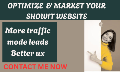 I Will Optimize and Market Your ShowIt Website for More Traffic and Leads
