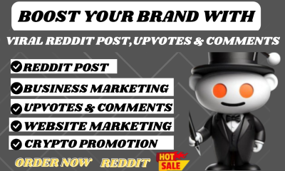 I will do Reddit post upvote for crypto token IPTV ecommerce business OnlyFans website