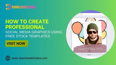 How to Create Professional Social Media Graphics Using Free Stock Templates