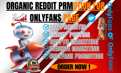 I will promote OnlyFans on Reddit and Twitter with App Crypto SaaS Ecommerce Marketing