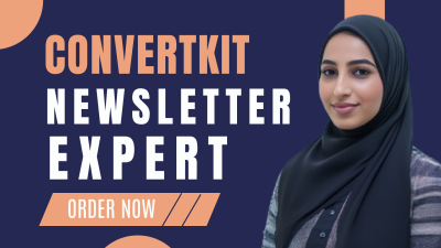 I Will Fully Set Up ConvertKit, Automations, Landing Pages, and Newsletter Templates