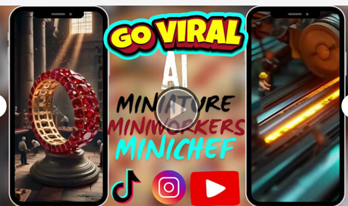 I will AI Minichef, AI Miniworkers, Video AI, Product Video AI, Miniature AI, Skincare AI