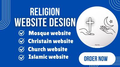 Religious Website Development for Mosques, Churches, Christian & Islamic Organizations
