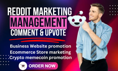 I Will Do Reddit Post Management for E-commerce, Store Products, App, Crypto Marketing