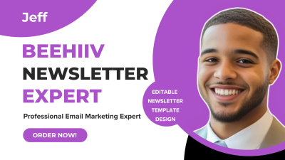 Setup Beehiiv Account, Design Beehive AI Newsletter Template & Behiive Landing Page